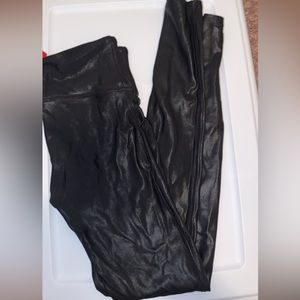 Spanx faux leather leggings
